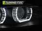 Preview: 3D Xenon LED Tagfahrlicht Angel Eyes für Scheinwerfer BMW 3er Coupe/Cabrio E92/E93 06-10 schwarz